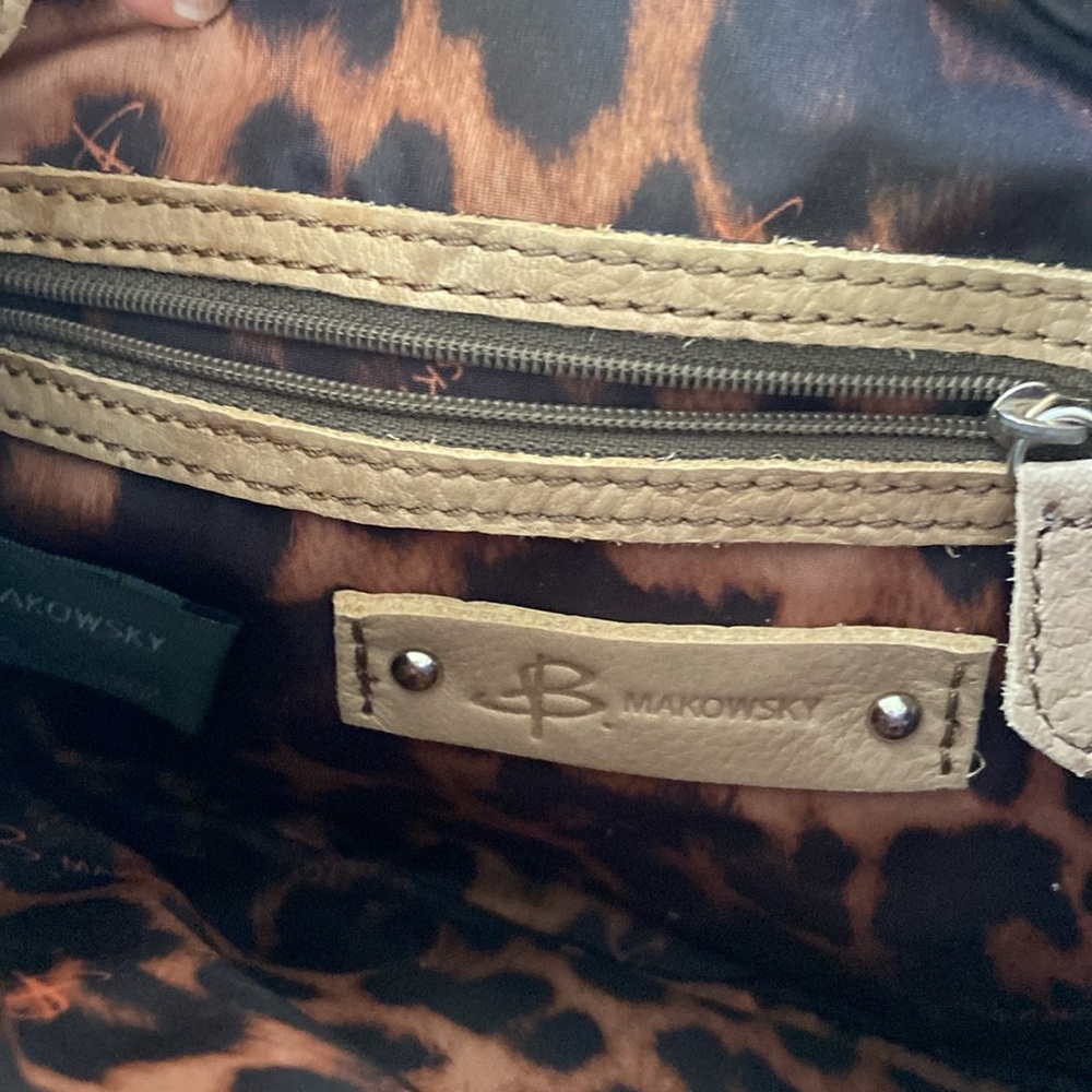 B. Makowsky Multicolor Patchwork Crossbody Bag - image 7